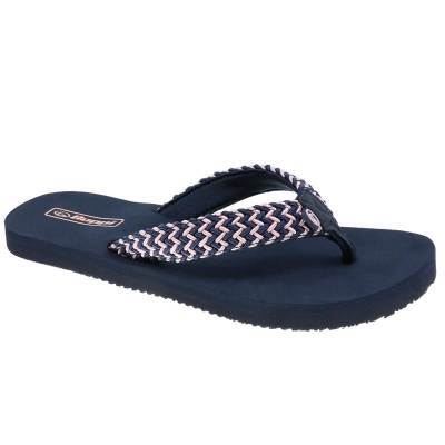 Chinelo Meter Dedo Mulher Azul Beppi-2212180