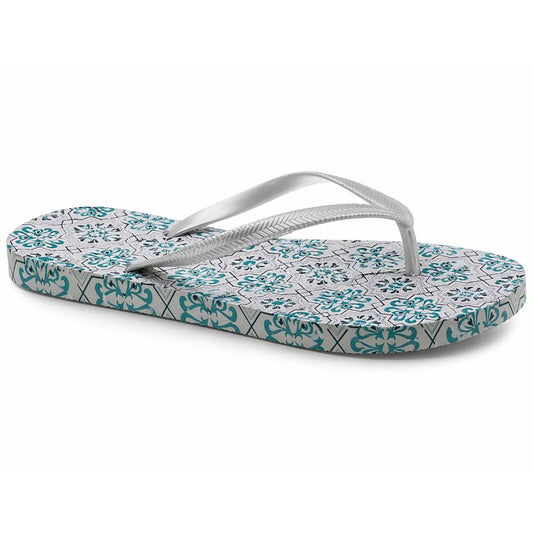 Chinelo Meter Dedo Mulher Prata Beppi-2222130