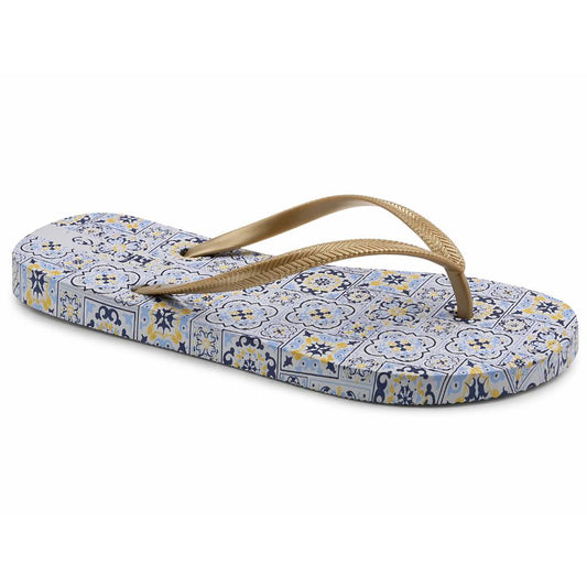 Chinelo Meter Dedo Mulher Dourado Beppi-2222132