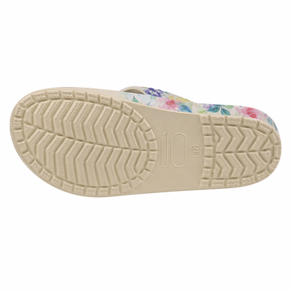 Chinelo Com Cunha Mulher Bege Beppi-2222211