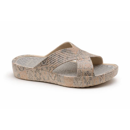 Chinelo Com Cunha Mulher Bege Beppi-2222201