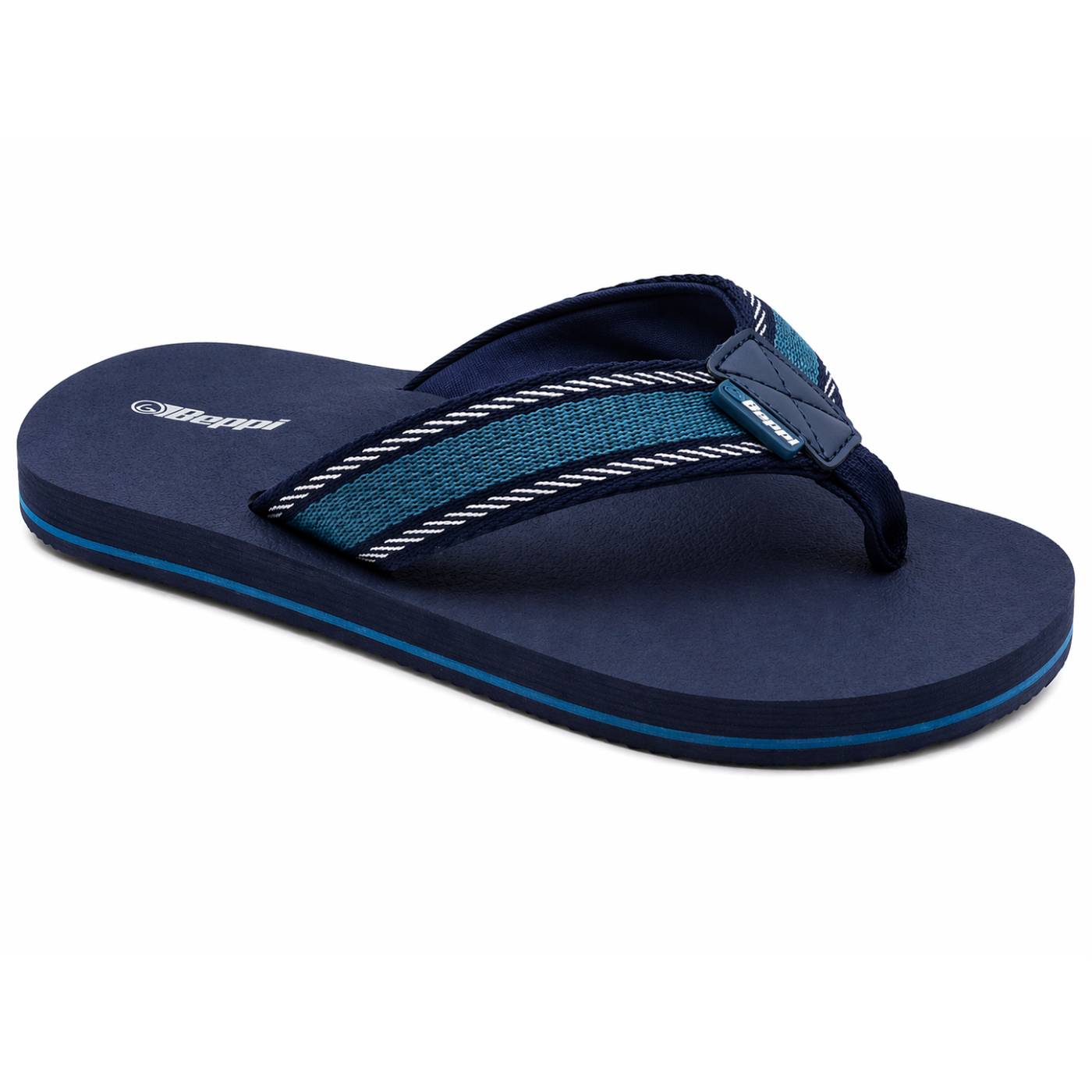 Chinelo Meter Dedo Homem Azul Beppi-2222510
