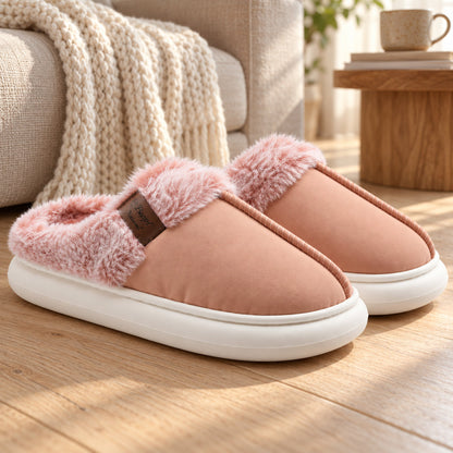 Chinelo Interior Mulher Rosa no chão