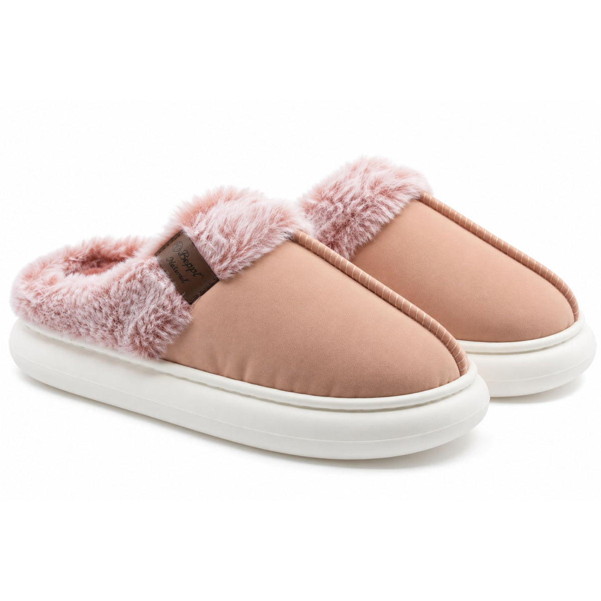 Chinelo Interior Mulher Rosa no chão