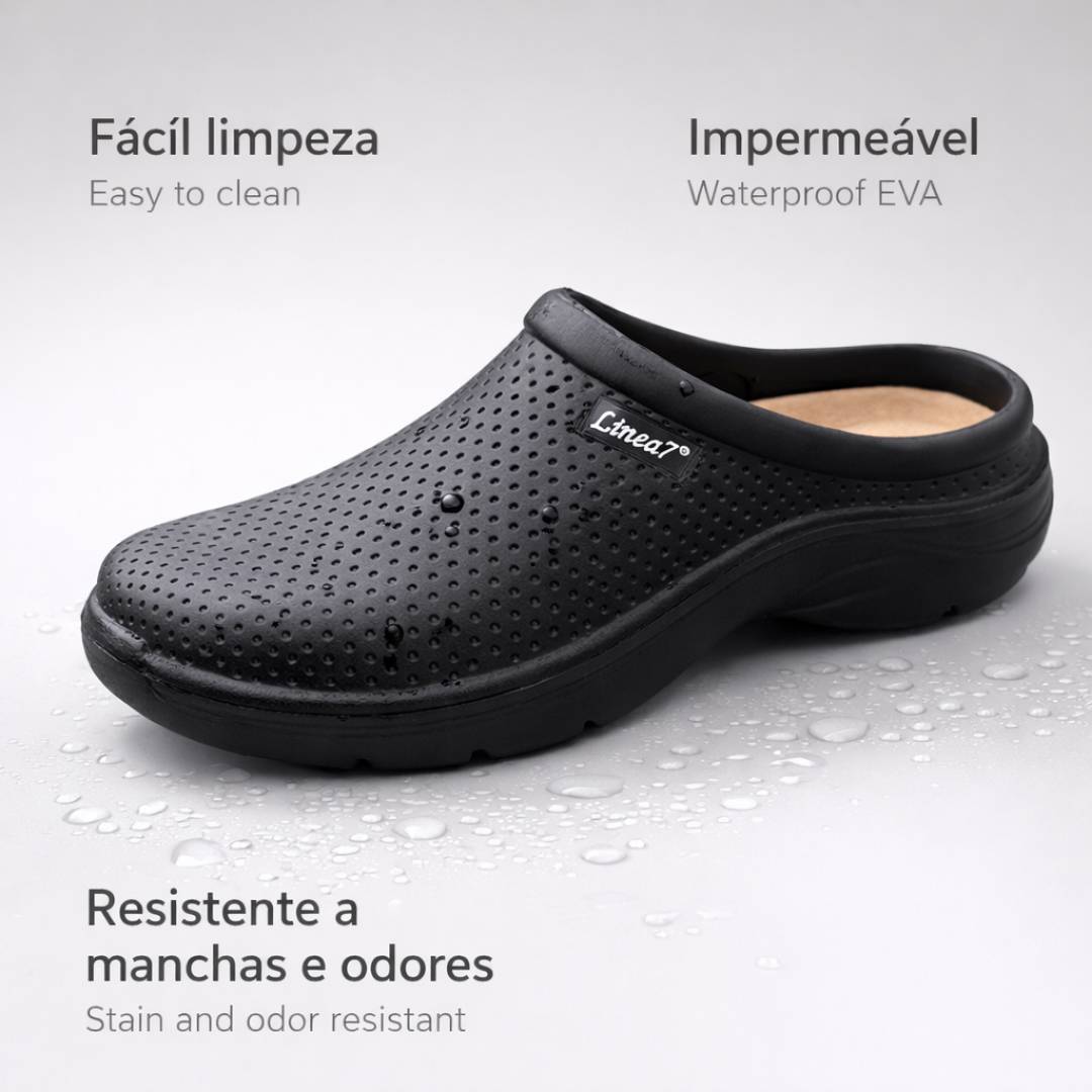 Socas Conforto Mulher Preto Linea7-21124012