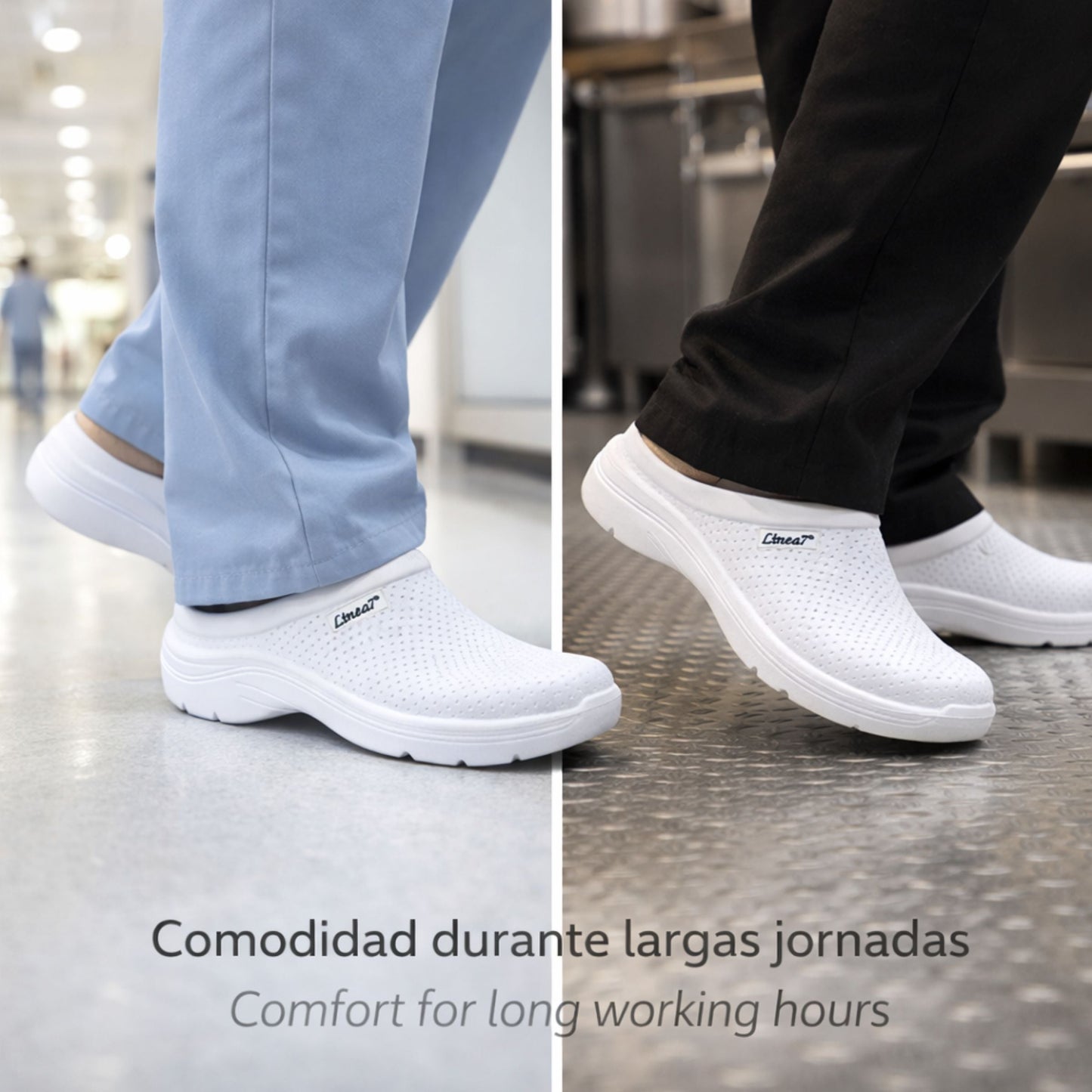 Socas Conforto Mulher Branco Linea7-21124014