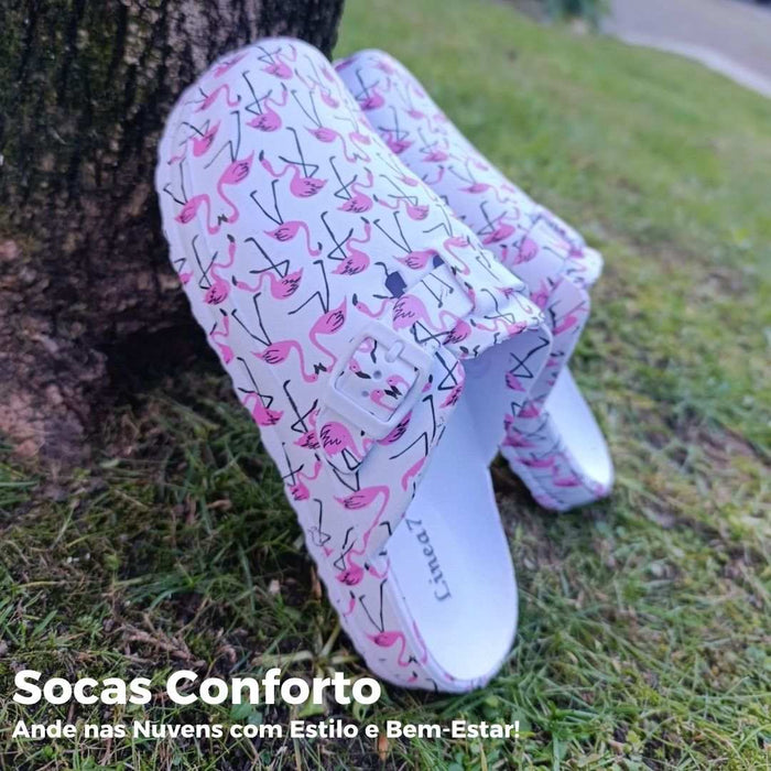 Socas Conforto Mulher Branco Linea7-2698p