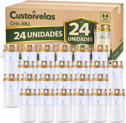 Cirios 30ll Alta Qualidade Branco -30llbrc