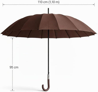 Guarda Chuva 16 Varas Castanho Chussol-cvt465cas