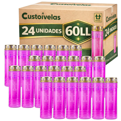 Cirios 60ll Alta Qualidade Rosa -60llrs