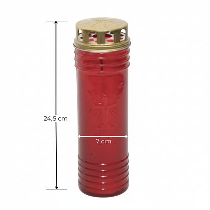 Cirios 60ll Alta Qualidade Vermelho -60llvrm