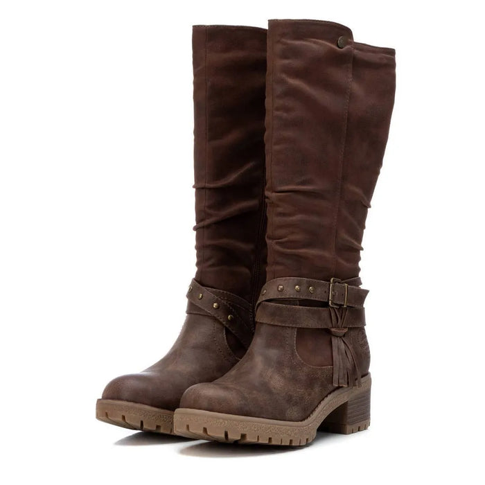 Bota Alta Mulher Cinzento Refresh-7897