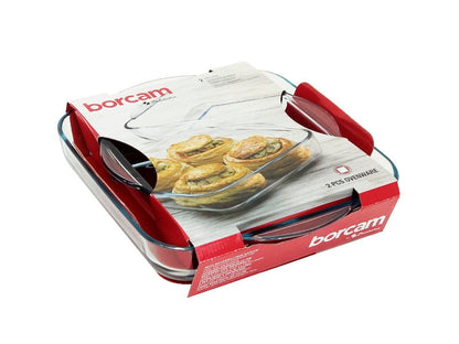 Assadeiras Quad. J.2 24cm E 22cm Borcam Branco -8693357192928