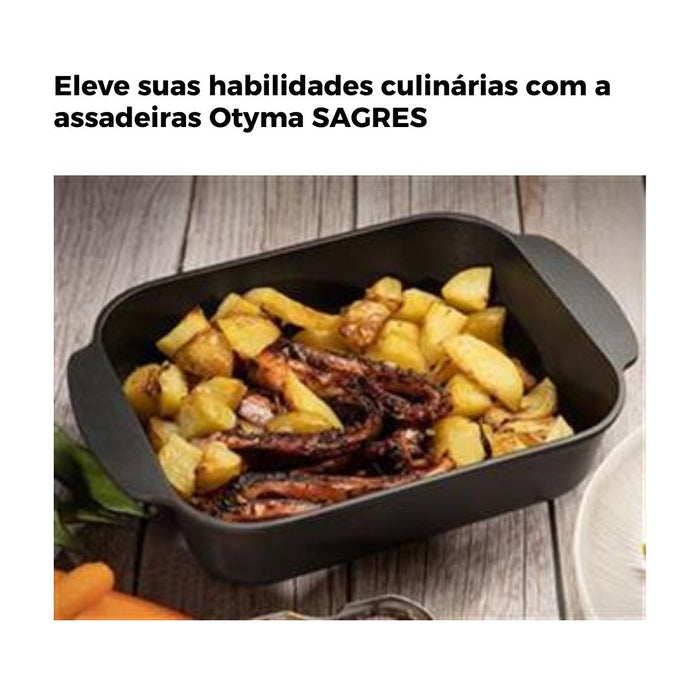 Assadeira Otyma Sagres Preta -5605169067a