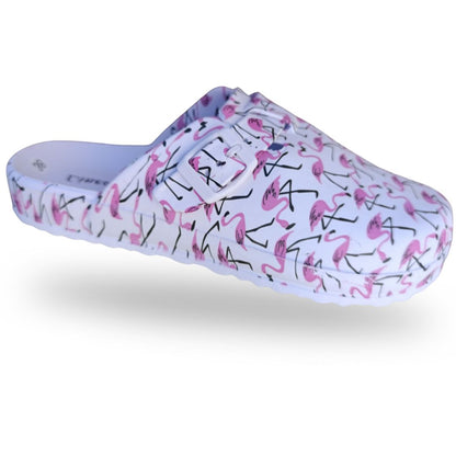 Zuecos Confort Mujer Blanco Linea7-2698p