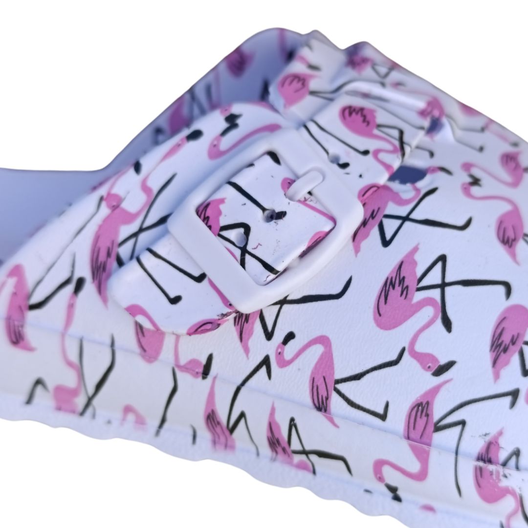 Zuecos Confort Mujer Blanco Linea7-2698p