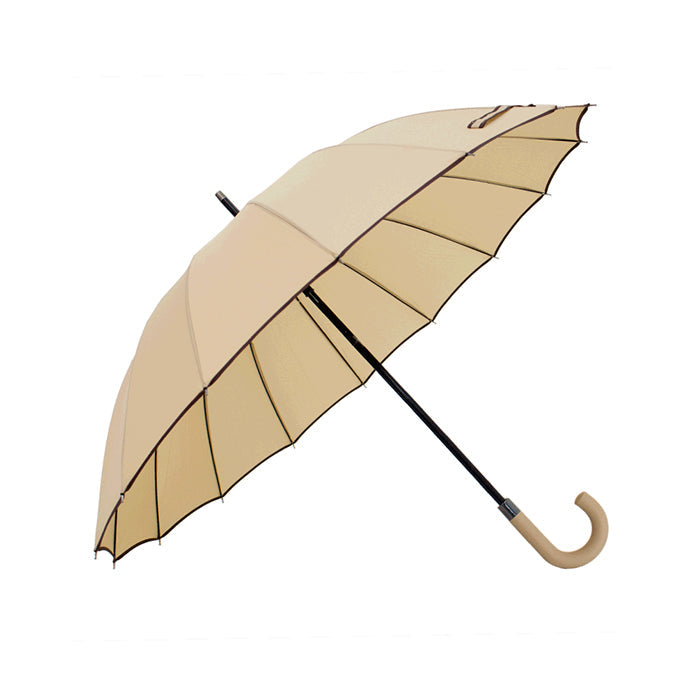 Guarda-chuva automático 1,22m com 16 varas CVT086 BEGE Chussol