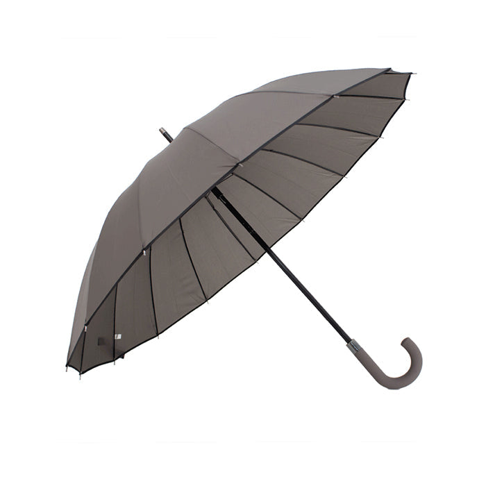 Guarda-Chuva Automático 1,22m | 16 Varas Anti-Vento CVT086CINZA - Chussol