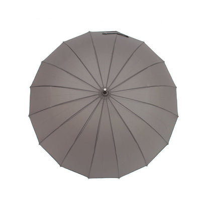 Guarda-Chuva Automático 1,10m | 16 Varas Anti-Vento Chussol | Cinza