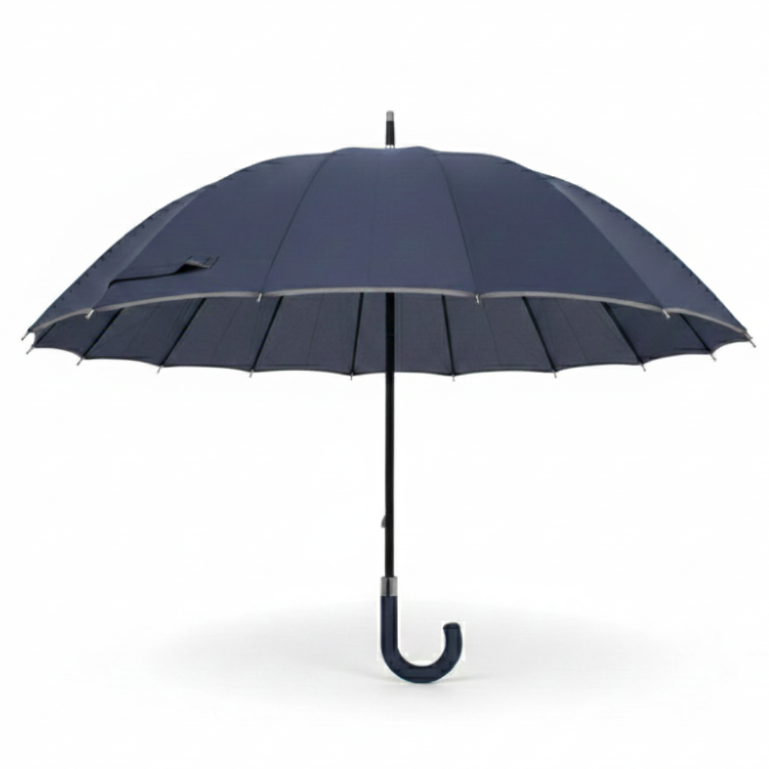 Guarda-Chuva Automático 1,10m | 16 Varas Anti-Vento Chussol | Azul