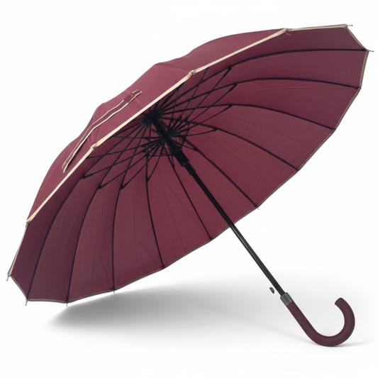 Guarda-Chuva Automático 1,10m | 16 Varas Anti-Vento Chussol |Bordaux