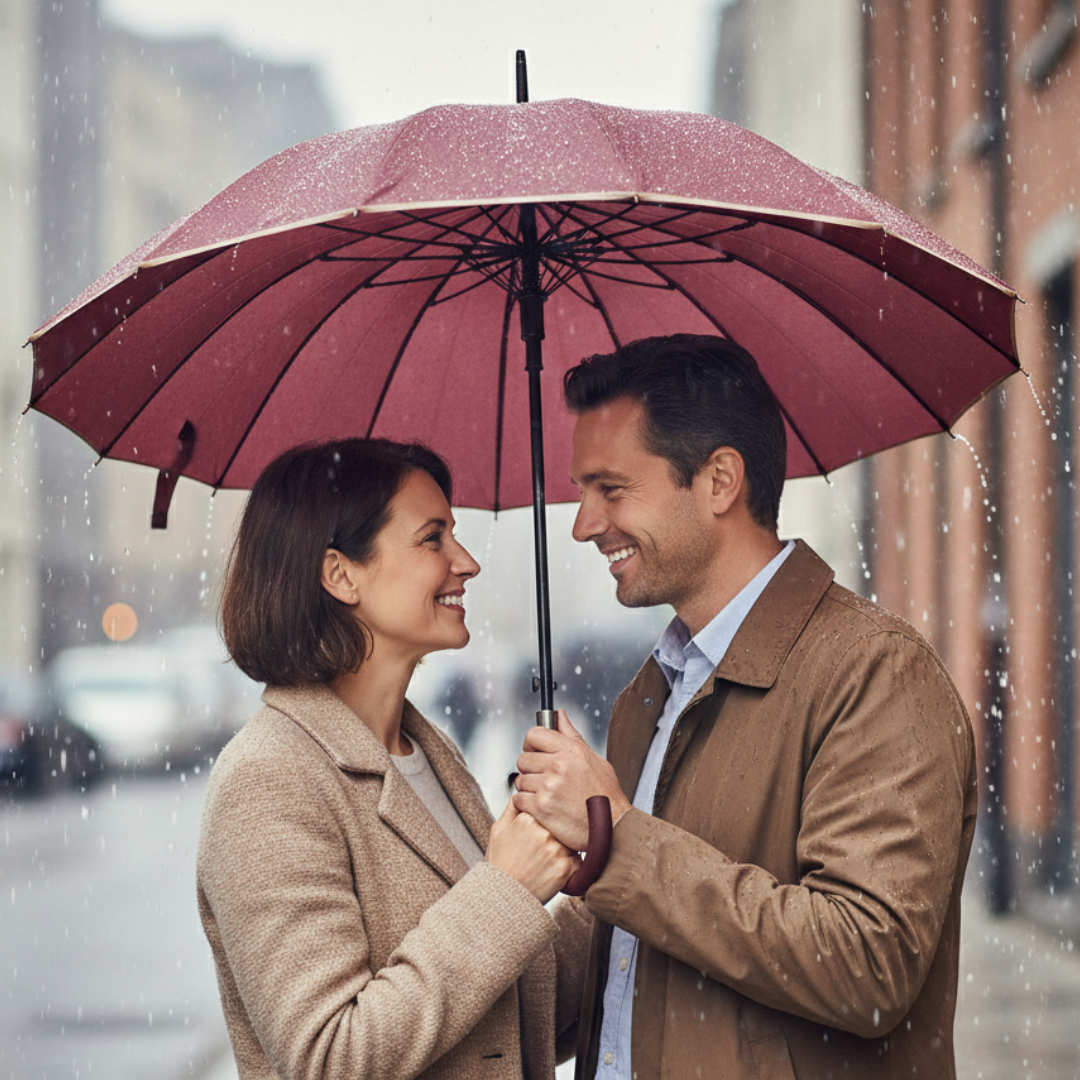 Guarda-Chuva Automático 1,10m | 16 Varas Anti-Vento Chussol |Bordaux