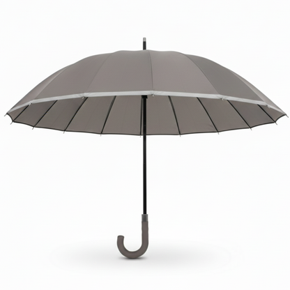 Guarda-Chuva Automático 1,10m | 16 Varas Anti-Vento Chussol | Cinza