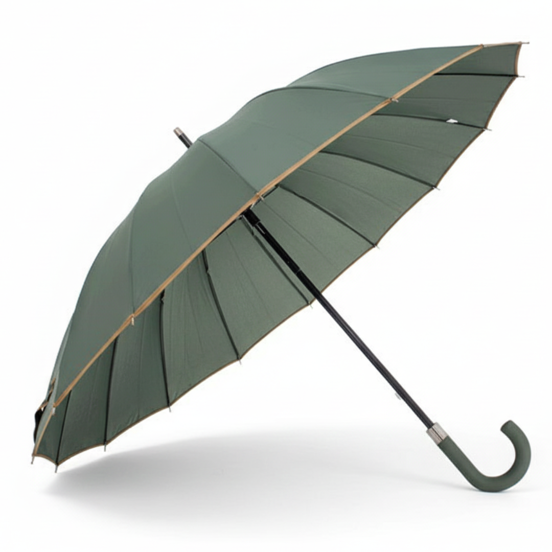 Guarda-Chuva Automático 1,10m | 16 Varas Anti-Vento Chussol | Verde