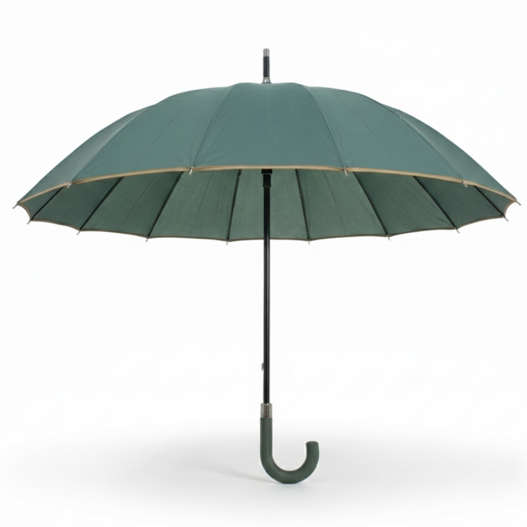 Guarda-Chuva Automático 1,10m | 16 Varas Anti-Vento Chussol | Verde
