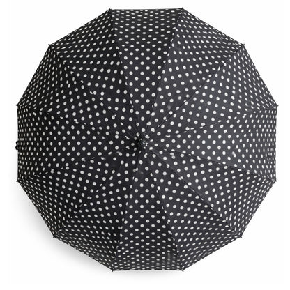 Guarda-Chuva Automático 1,10m | 12 Varas Anti-Vento Chussol | Preto