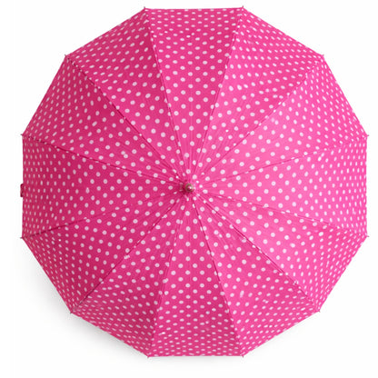 Guarda-Chuva Automático 1,10m | 12 Varas Anti-Vento Chussol | Rosa