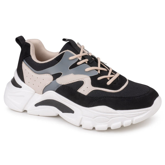 Zapatillas negras para mujer Uauh®-151ds151p