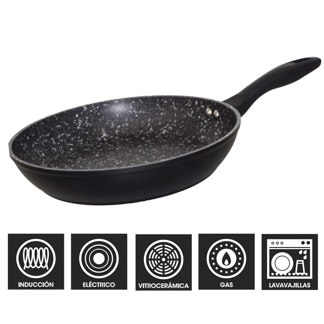 Frigideira Granito Indução Preta Otyma-5605169057sp
