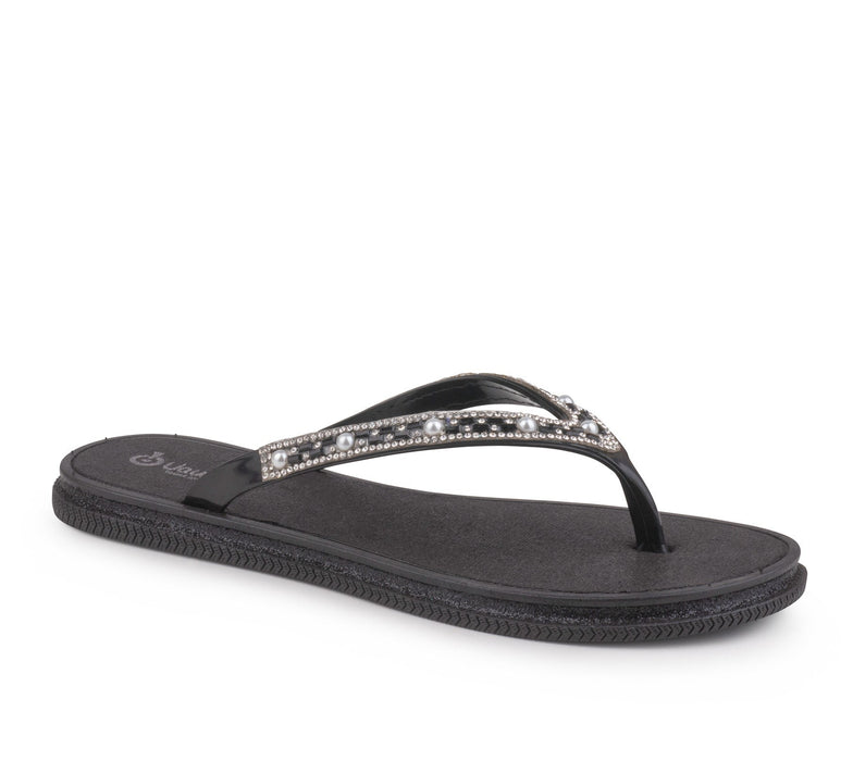 Chinelo Meter Dedo Mulher Preto Uauh®-219151sh45p